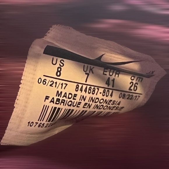 Nike Roshe Run One SE Bordeaux Unisex Size 41 - Picture 4 of 9